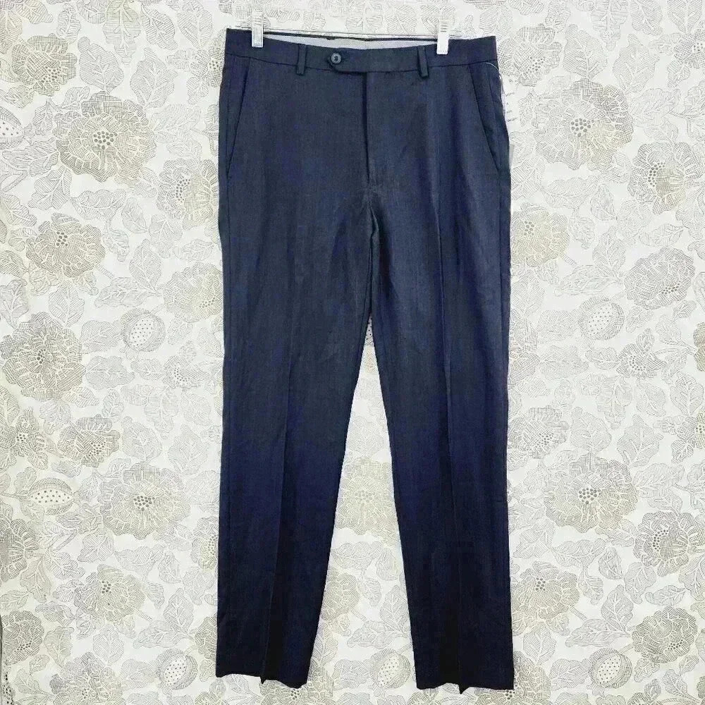Michael Kors Men's Dark Navy Dress Pants